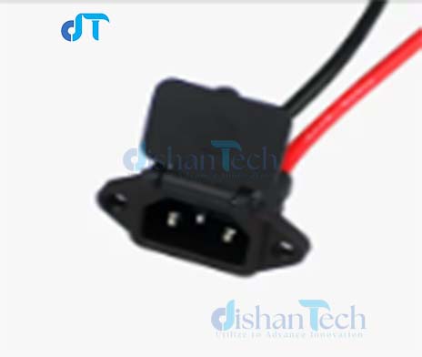 3 Pin power socket with cover