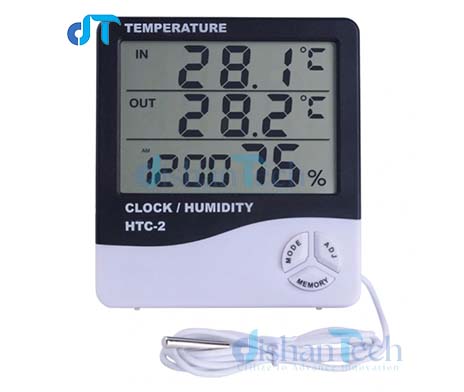 Digital Temperature Humidity Clock (HTC-2)