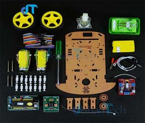 Line Following Robot Kit with PIC