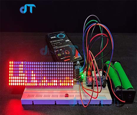 Audio Spectrum Visualizer Using Arduino & Matrix Display