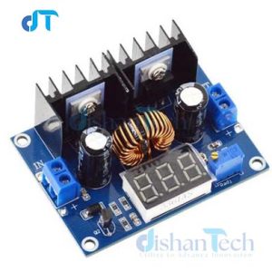 DUAL IC Heatsinks With Display XL4016 XL-4016 DC DC Step Down PWM BUCK Converter 4-36V To 1.25-36V 8A 200W Adjustable Power Supply Adapters Module 
