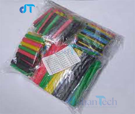 Heat Shrink Tube 5 COLORS 8 TYPES Multicolor Heat Shrink Tubing Electrical Connection Wire Cables Wrap Waterproof Shrinkage Sleeve Kit Heat Shrink Tubes