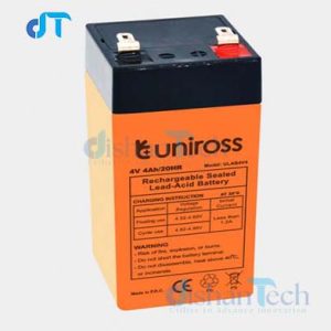 Uniross Lead Acid Battery 4V 4Ah Sealed Battery