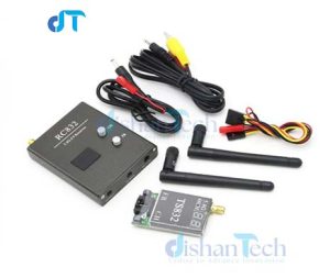5.8G 40CH FPV DJI Video Transmitter & Receiver_TS832 + RC832 Wireless 600mW 6km AV